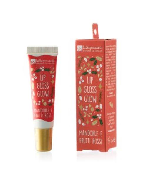 La Saponaria Glow Lipgloss – Mandeln und rote Beeren